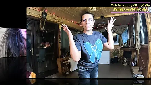 Luxury Fur Coats and Military Downjacket Masturbation with Dirty Talk