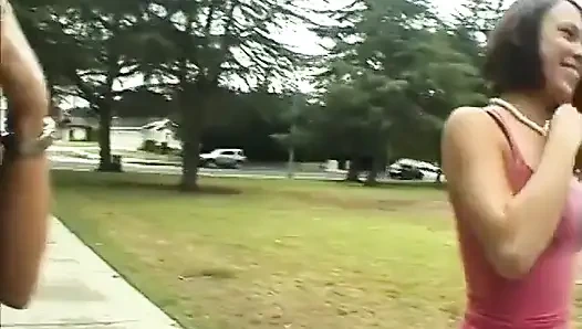 Stunning Sporty MILF Shares Big Rod with a Pretty Teen Bitch