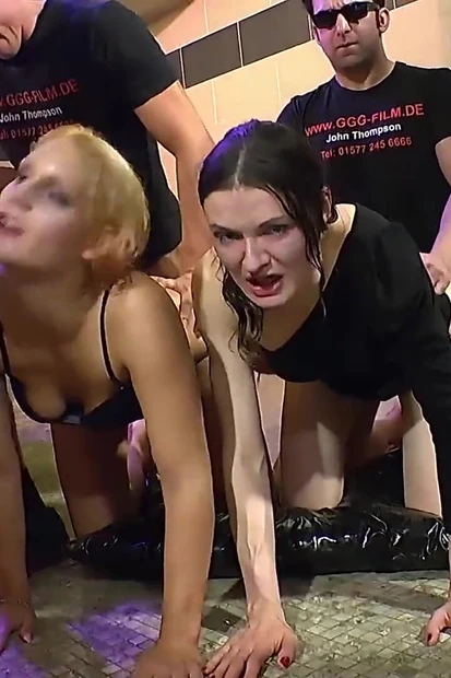 Devot Pee Party German Girls Like to Swig Pee