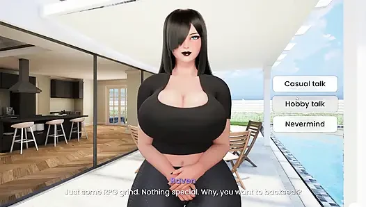 Mansion Days TABOO Hentai Game Ep.7 ACCIDENTAL BONER ends up with STEP SIS DEEPTHROAT !