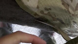 Soldat in uniform- Nach einer 24-stündigen schicht - zeit, einen meiner sexspielzeuge zu hämmern - heißes sperma, heiße stiefel!