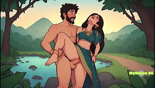 Pushpa und srivalli romantik im dschungel
