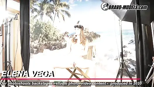 Pemotretan 377 di belakang panggung elena vega dewasa