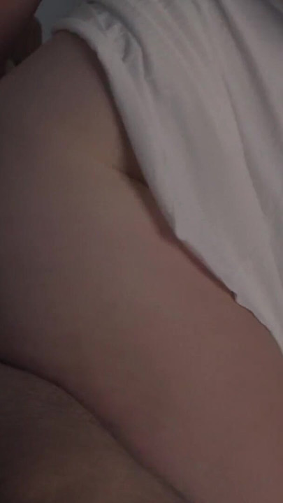 Must-share moment from "Morning sex with my wife. She has such beautiful thighs and a wonderful big body"