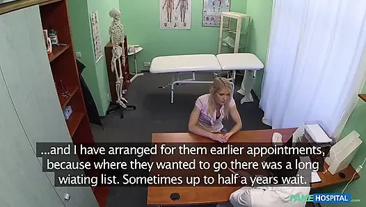 Fake Hospital - Curvy Blonde with a Bubbly Butt Takes Doctor's Naughty Offer for Pleasure