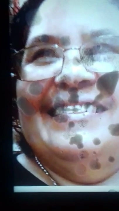 Cum Tribute to chubby mature face