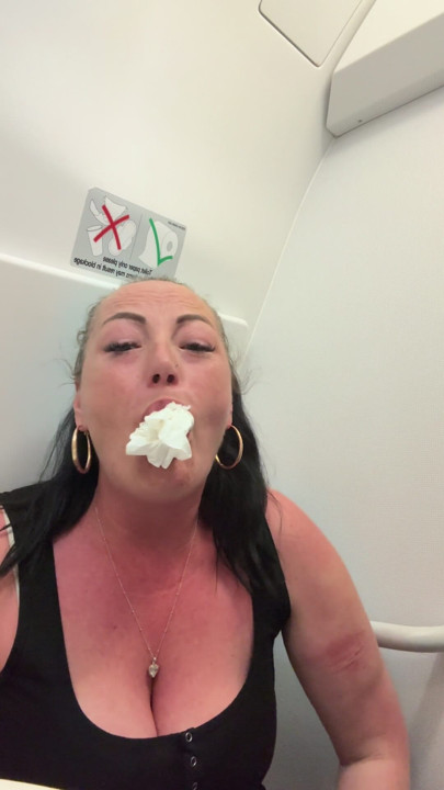 Ass shot mouth gag