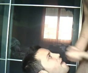 Blow job and facial