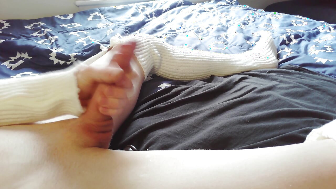 Softer femboy-wichs- necken, 6 minuten schlaganfall &großer cumshot mit dildo im arsch