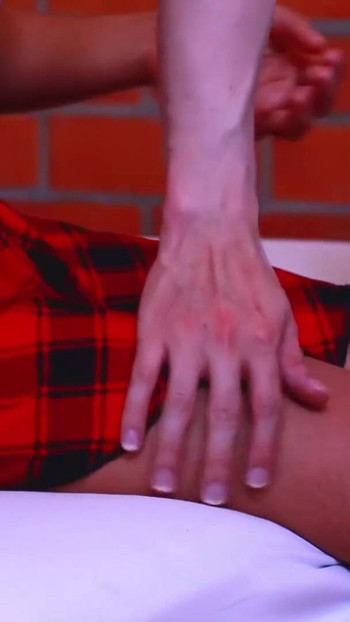 Must-share moment from "Neighbor and neighbor in a chance encounter in the jacuzzi, she begging for cum inside her"