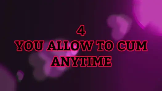 CUM CHALLENGE FEMALE POV MASTURBATION