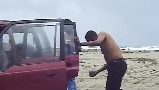 Shameless Jamaican couple!