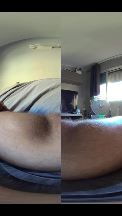 Emotional moment from "VR 8K POV Teaser - Subtitled Dirty Talk Masturbation on the Couch - Full VR on OF, FH and FanCentro"