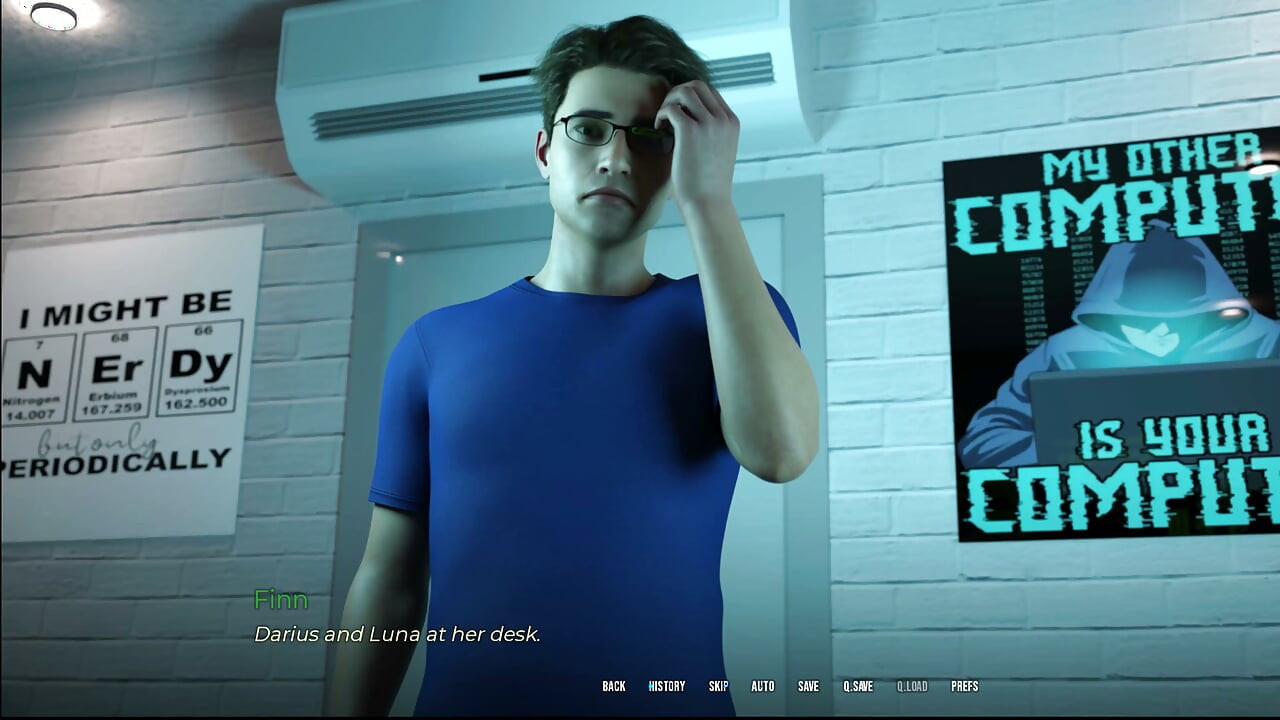 In Security 10 Luna Have Became the Office Slut