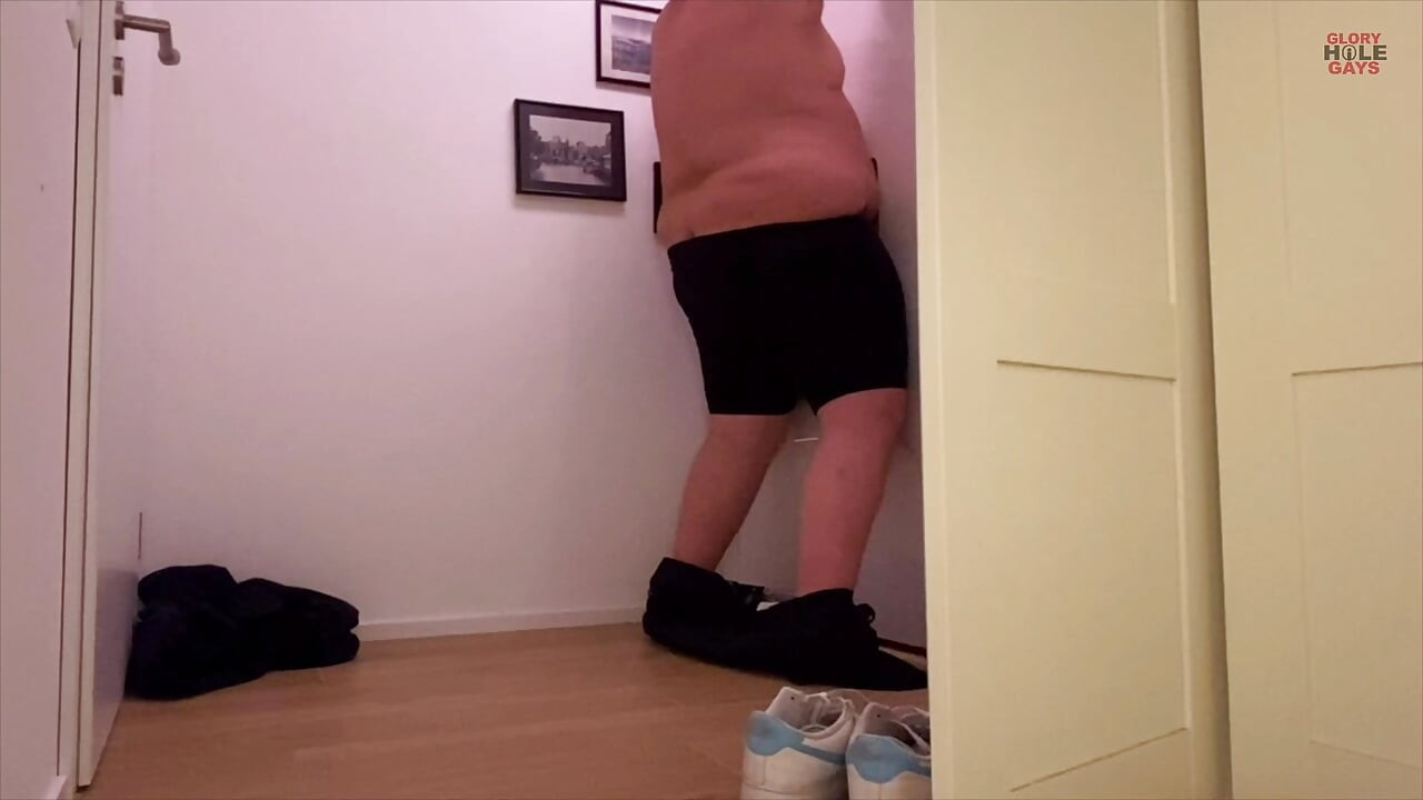 Young chubb with small but very stiff juicy cock