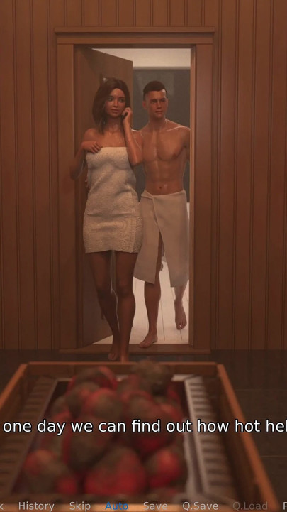 Teb 23 - vyabhichaari premi kathryn ko sauna men bare bare kaale ke saath dohra pravesh karne ke lie protsahit karta hai