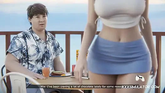 Leidenschaft explodiert in ihrer betrüg-session, als sie tittenfick und gesahnt wird