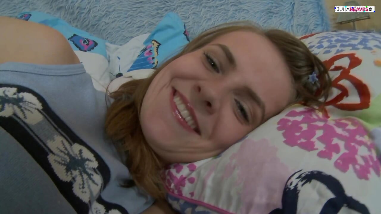 Blonde teen gets anal fucked with large cock and moans loudly