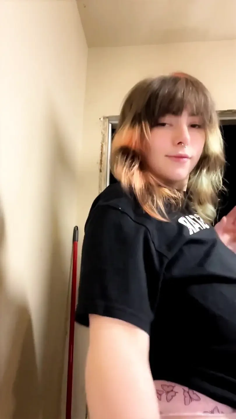 Pornstar Smokes a Cigarette