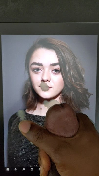 Maisie Williams Celebrity Cum Tribute #01 (Impromptu)
