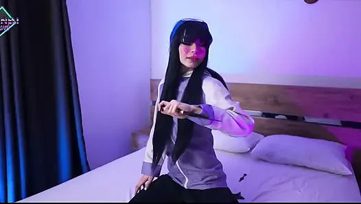 Anal aşıklar için en ateşli video Hinata anal oynamayı ve götün içine boşalmayı seviyor