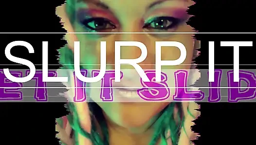 Wank and Slurp with Goddess Lana CEI Looper for Dumb Dumb Heads