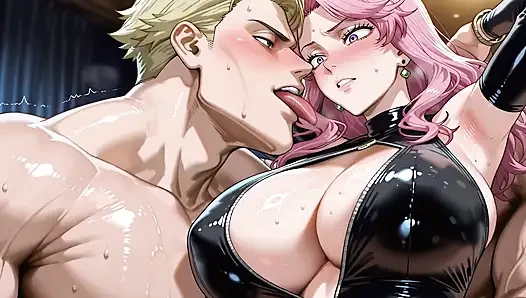Nanami (jjk) x vanessa (pria kulit hitam)
