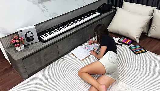 Art of Seduction: Coloring necken &unordentliches socken solo