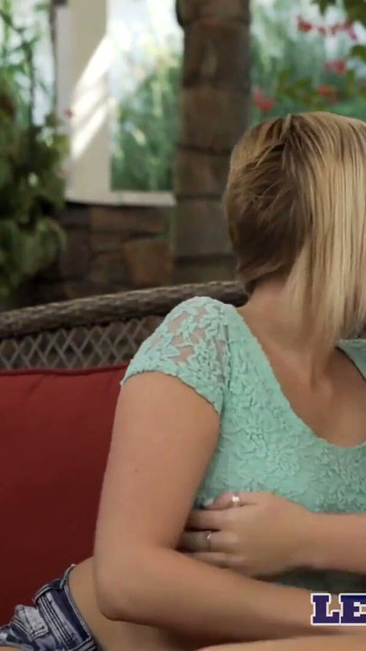 Blonde Teen Has a Crush on Her Stepsister | Clip 1