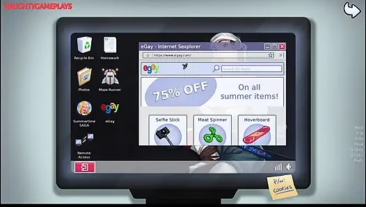 Summertime Saga Part 24 By DarkCookie - Pervert Loves Jerking Off To His MILF Landlady's Panties She Caught Him