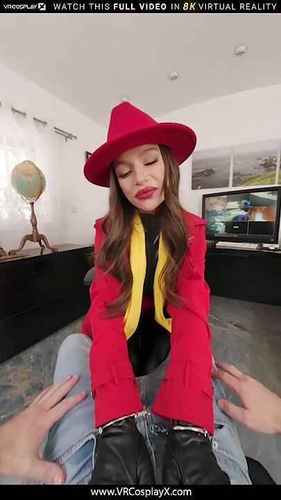 VRCosplayX kwietnia Olsen Jak Carmen Sandiego zawsze była zła dziewczyna, ale masz kontrolę teraz część 1