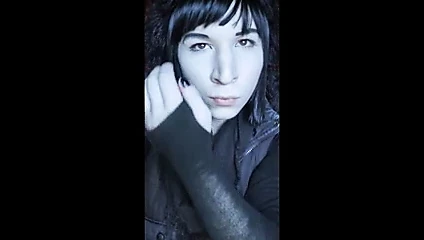 Girl Style ChrisMidnightx Sweet Boy Androgyn Black Hair Emo