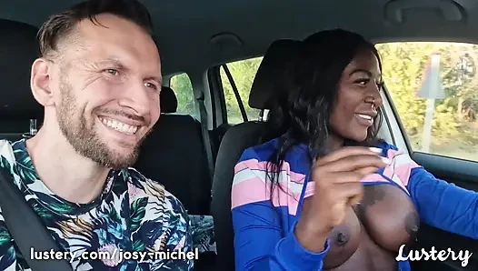 We are going on a roadtrip through Spain. Best side of the road blowjob!!