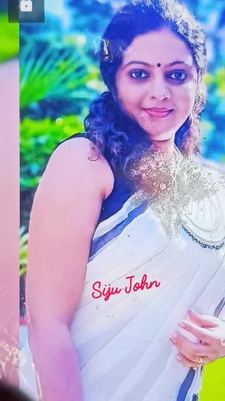 Aswathy Sreekanth Spit and Cum Tribute