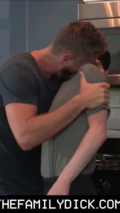 Skinny Twink Step Son Sex With Step Dad In Family Kitchen | Clip 1