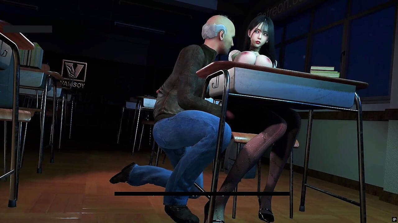 Geanimeerde diva: reetmeisje voorbij fantasie- 3D-animatie Hentai
