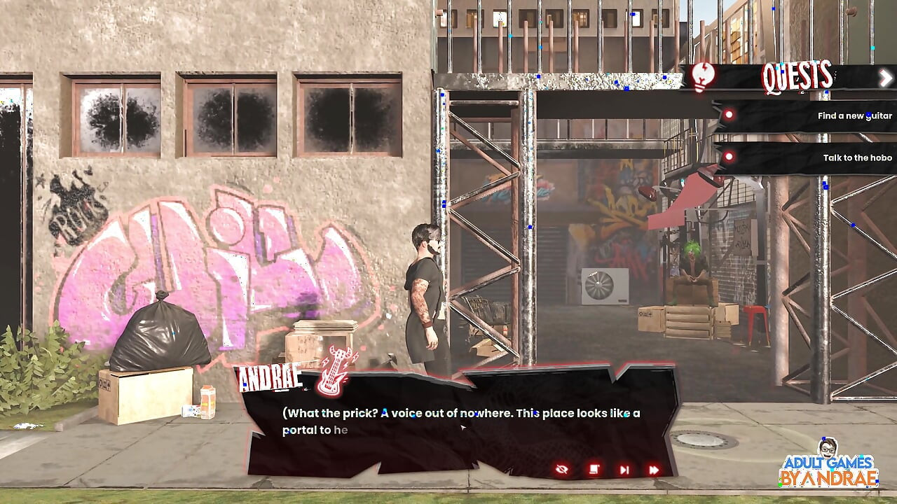 Sex, Sin & Rock'n'roll Gameplay Part 1 - Van Crash, Motel Stop & a Strange New Beginning