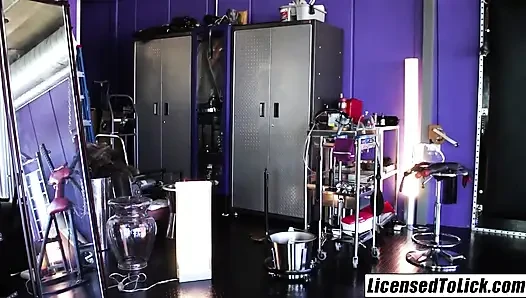 LICENSED TO LICK - Charli Piper BDSM Lesbian Lesson