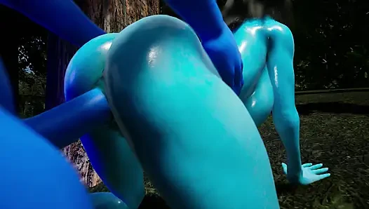 Na'vi dari avatar dientot beli jake sully di dunia pandora