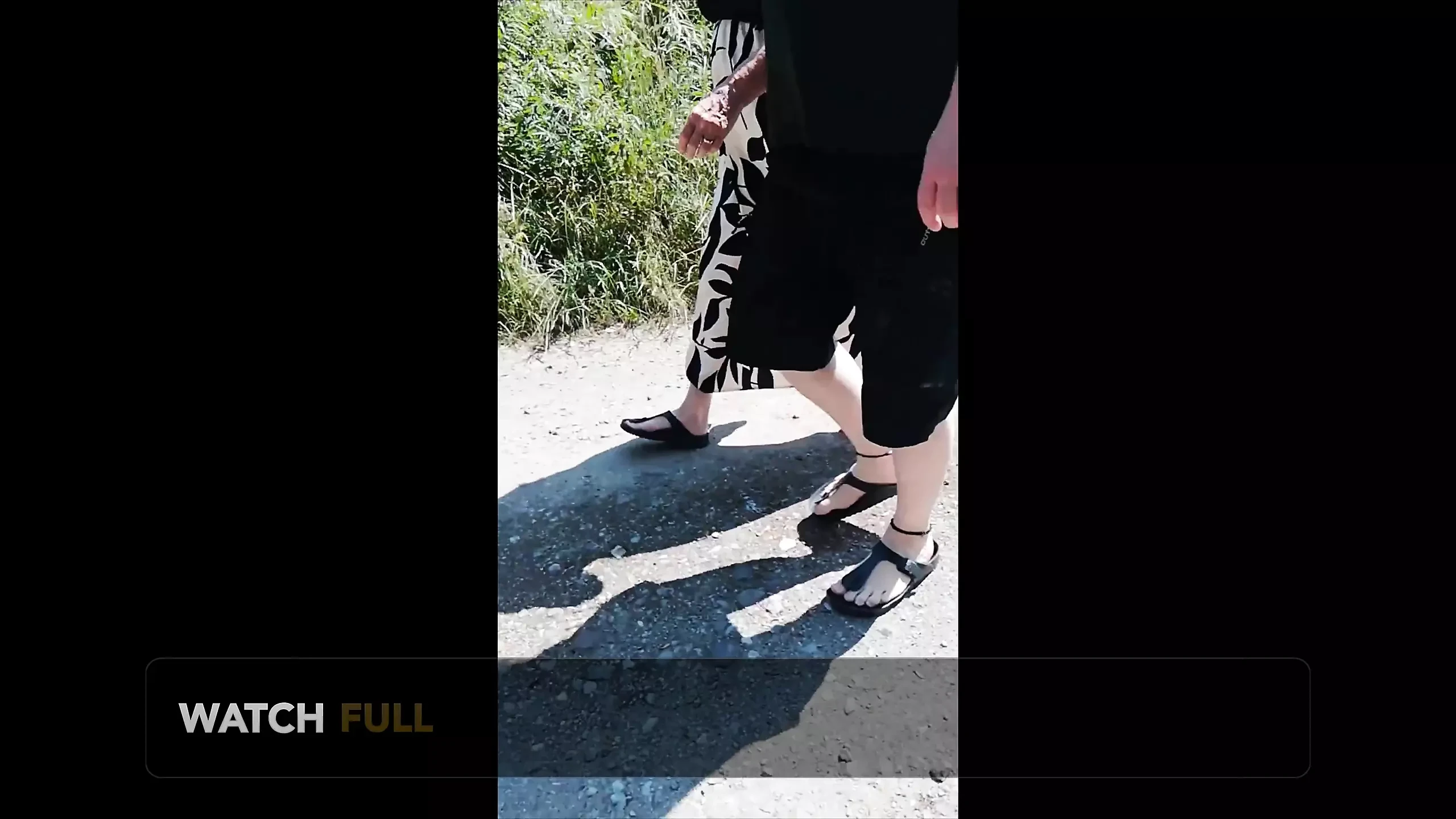 Walk with Nylonjunge in Birkenstocks
