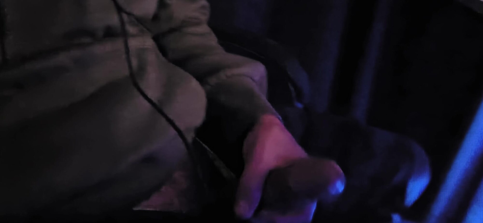 Latino stroking cock
