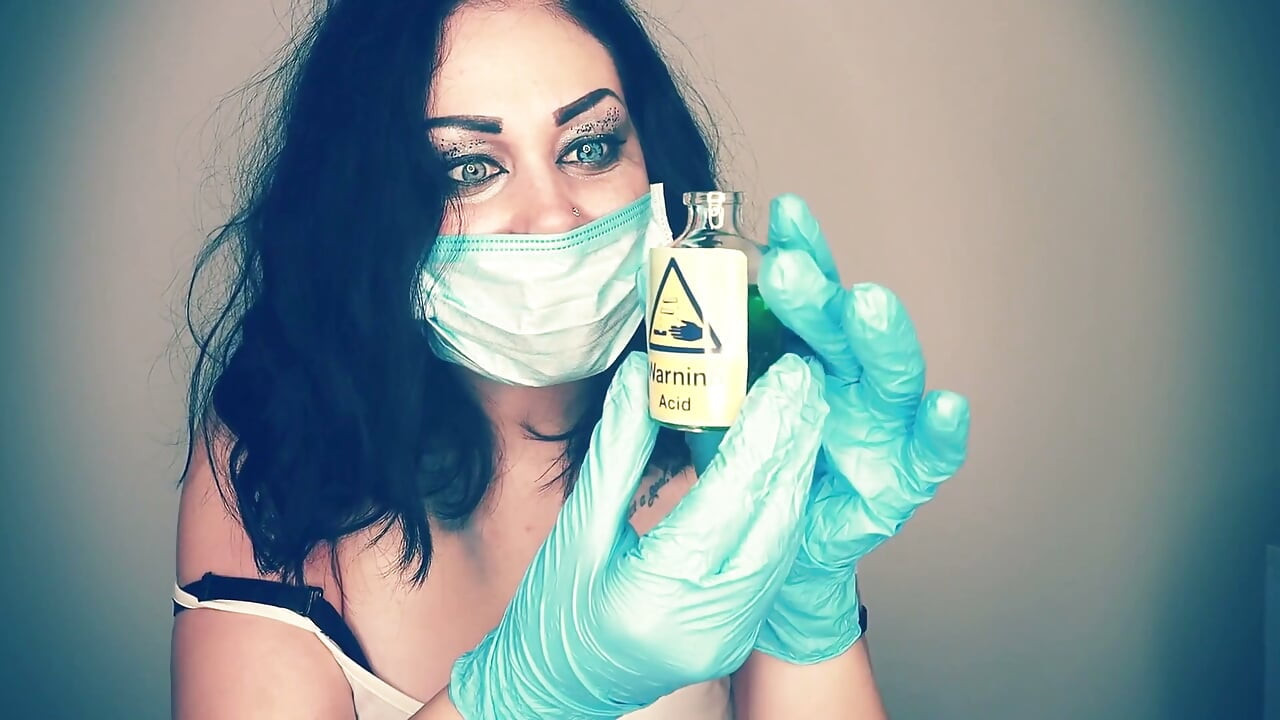 Psycho injecting inside of your int0xicated dick, anus and mouth acid and cumming while you scalding