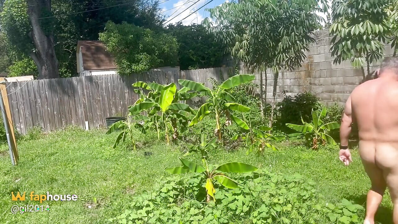Nude in the Back Yard