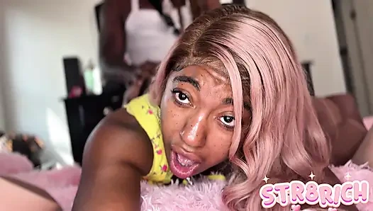 Omg i can’t stop cumming stepdad so deep in my pussy massive dick