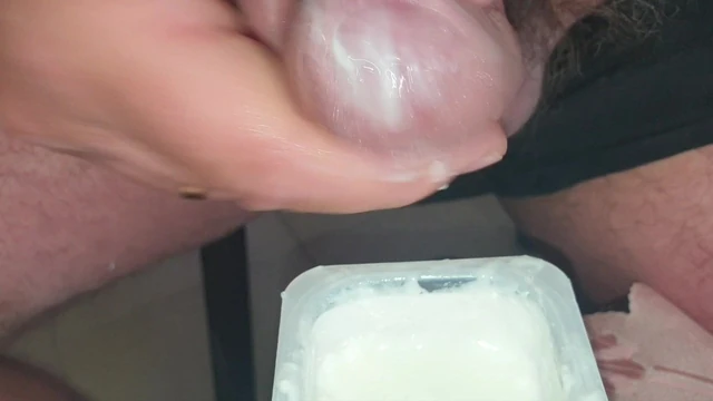 cum on food