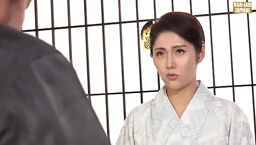 Erotik drama tiyatrosu zarif bir inn fahişesi ile şehvetli bir karşılaşma -sahne.1