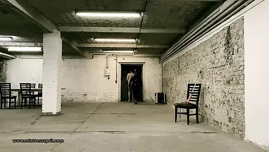 Dominatrix Mistress April - Cell 45, yard exercise