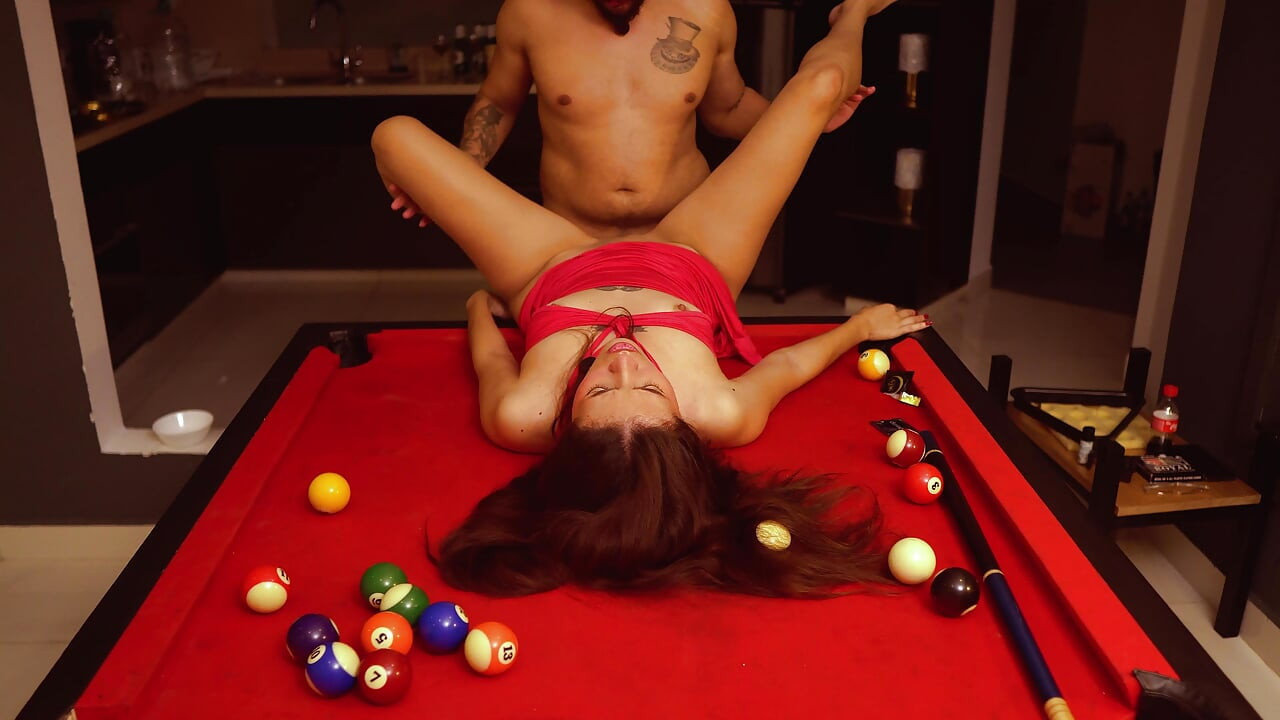 A Slut Approaches Me While I Play Pool, We Fuck Right There