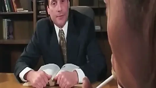 Mature Brunette MILF Pounded Hard on Office Desk