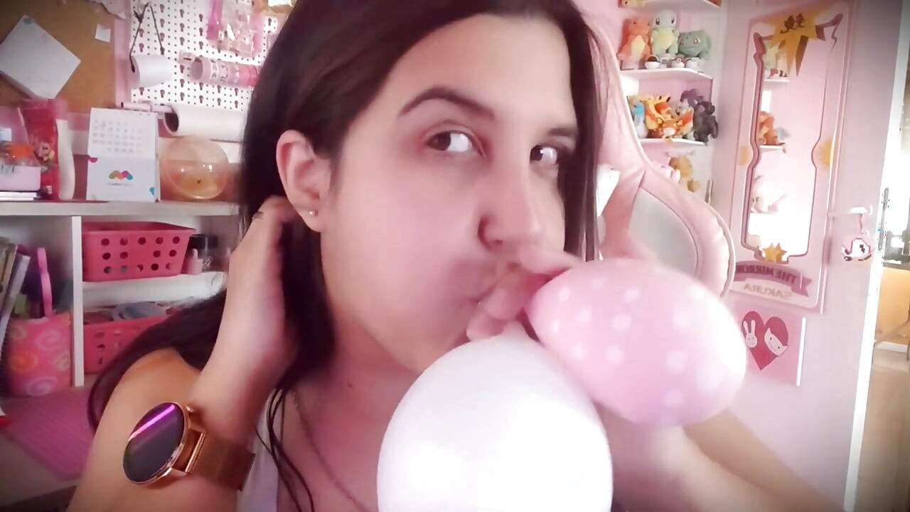 Gezwollen wangen ballon pijpen - Bunny Looner
